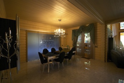Interior of timber house 2
